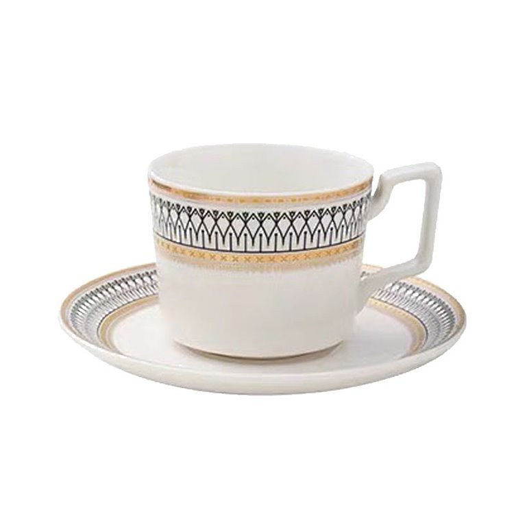 Ceramic Coffee Cup And Saucer Set