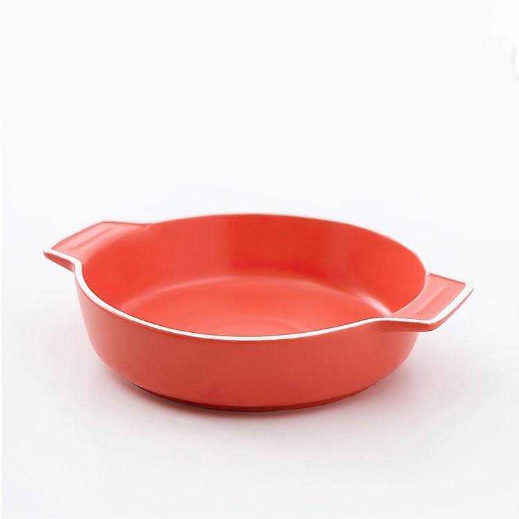 Matte Multi-Colored Ceramic Baking Pan