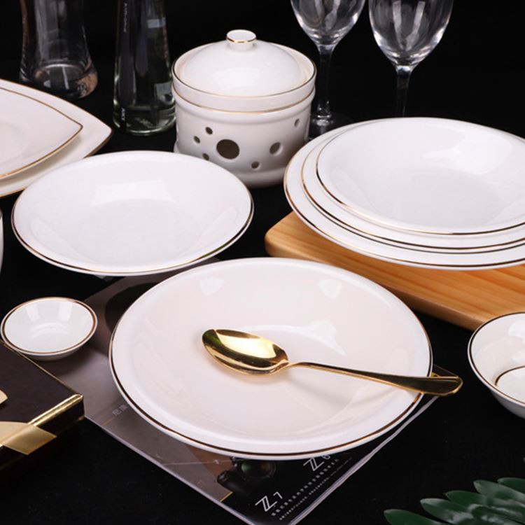 Round New Bone China Deep Dish